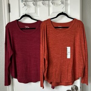 NWT Time and True relaxed tees xl
